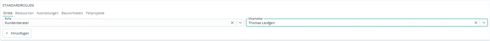 Access to default role configuration in Hit-Online