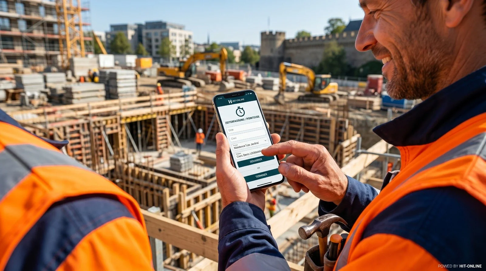 Mobile Zeiterfassung auf dem Smartphone